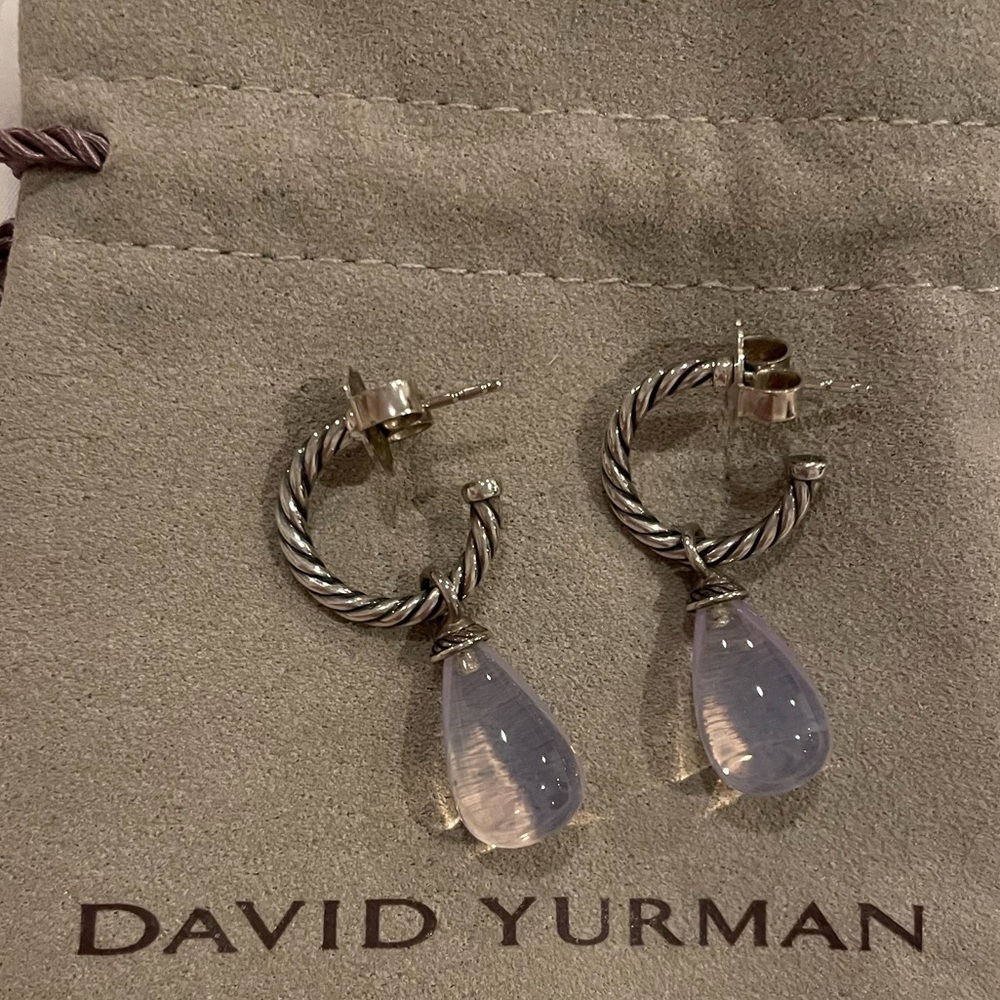 David Yurman convertible hoop earrings